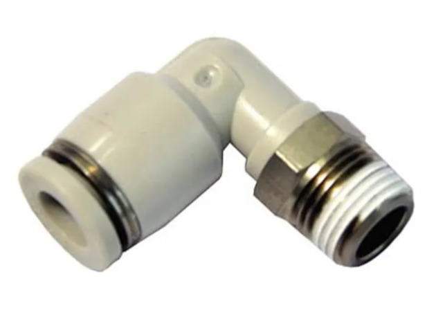 Racor codo AirTAC 8 mm rosca 1/4" PT