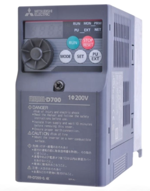 Variador de frecuencia Mitsubishi de 1/2 HP monofásico