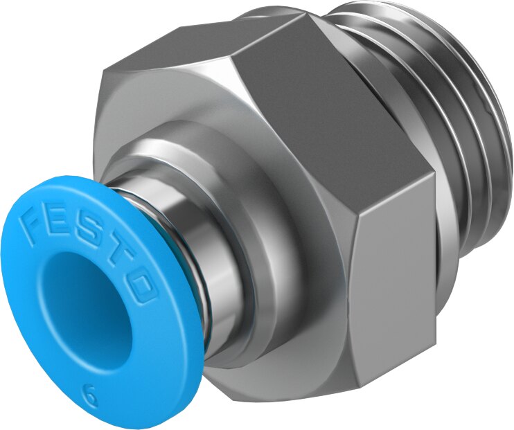Racor rápido roscado FESTO QS-G1/4-6