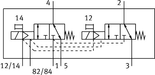 Electroválvula FESTO VUVG-B10-T32C-MZT-F-1P3