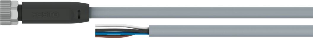 Cable de conexión FESTO NEBA-M8G4-U-2.5-N-LE4
