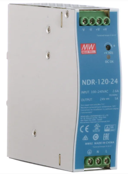 Fuente conmutada Mean Well NDR-120-24