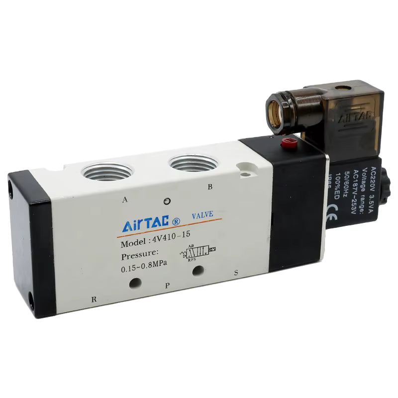 Electroválvula AirTAC 5/2 1/2" 110 V