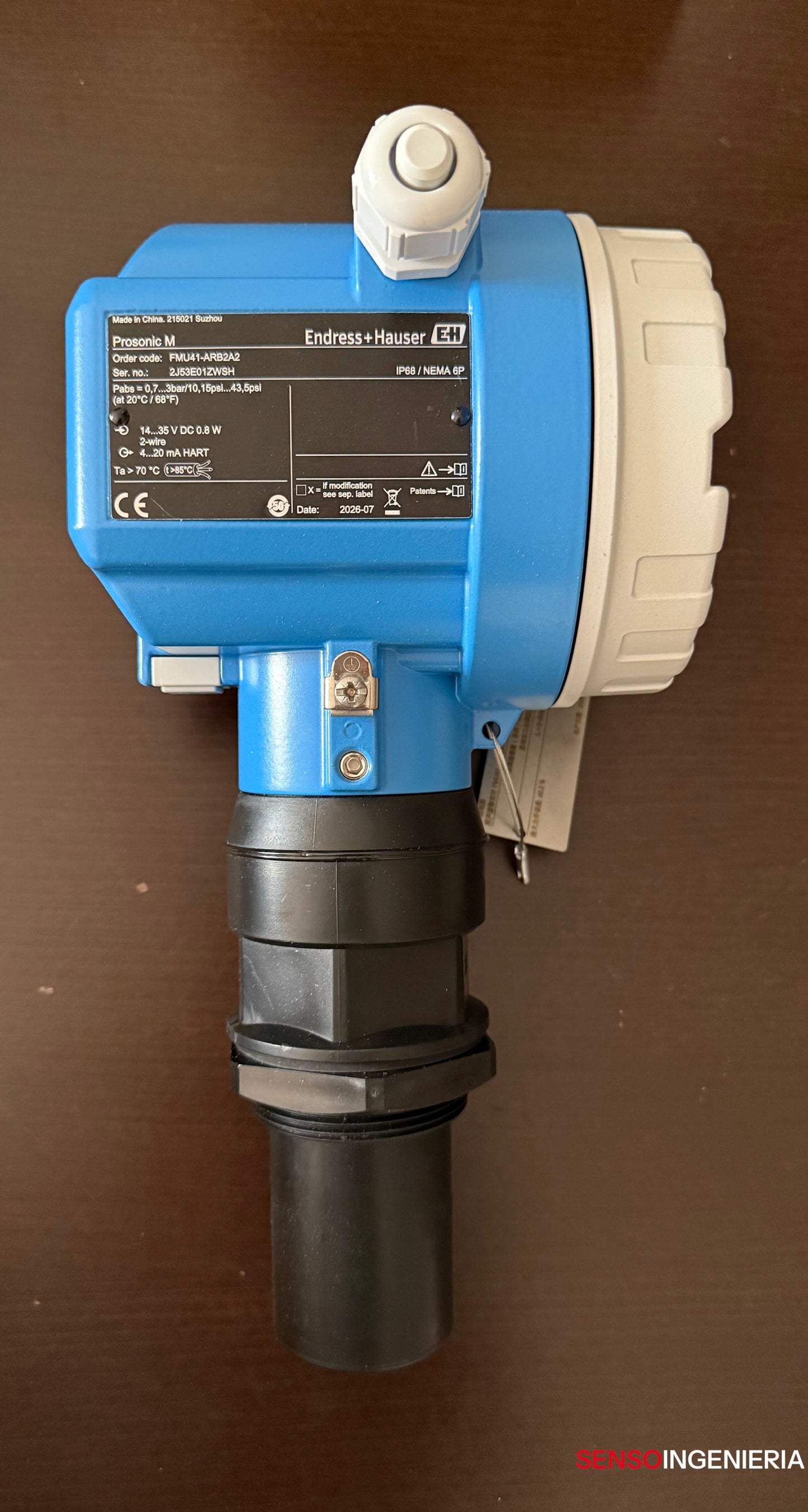 Medidor ultrasónico Endress+Hauser Prosonic