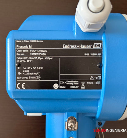 Medidor ultrasónico Endress+Hauser Prosonic