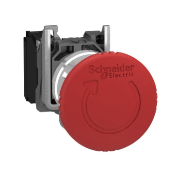 Interruptor de emergencia rojo Schneider XB4BS8442