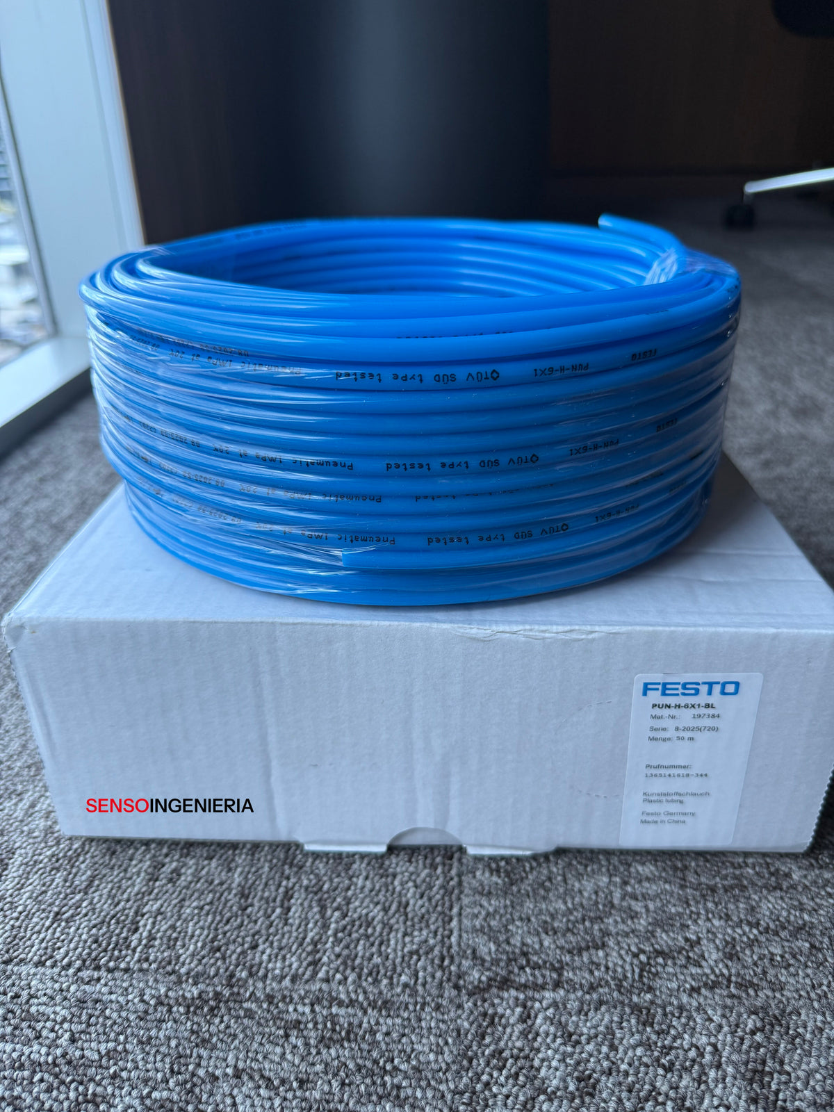 Manguera FESTO de 6 mm color azul