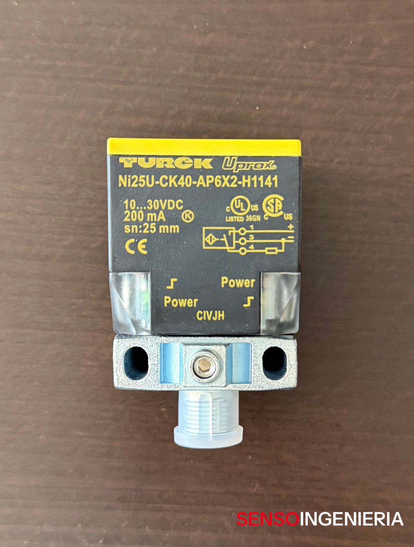 Sensor inductivo Turck rectangular